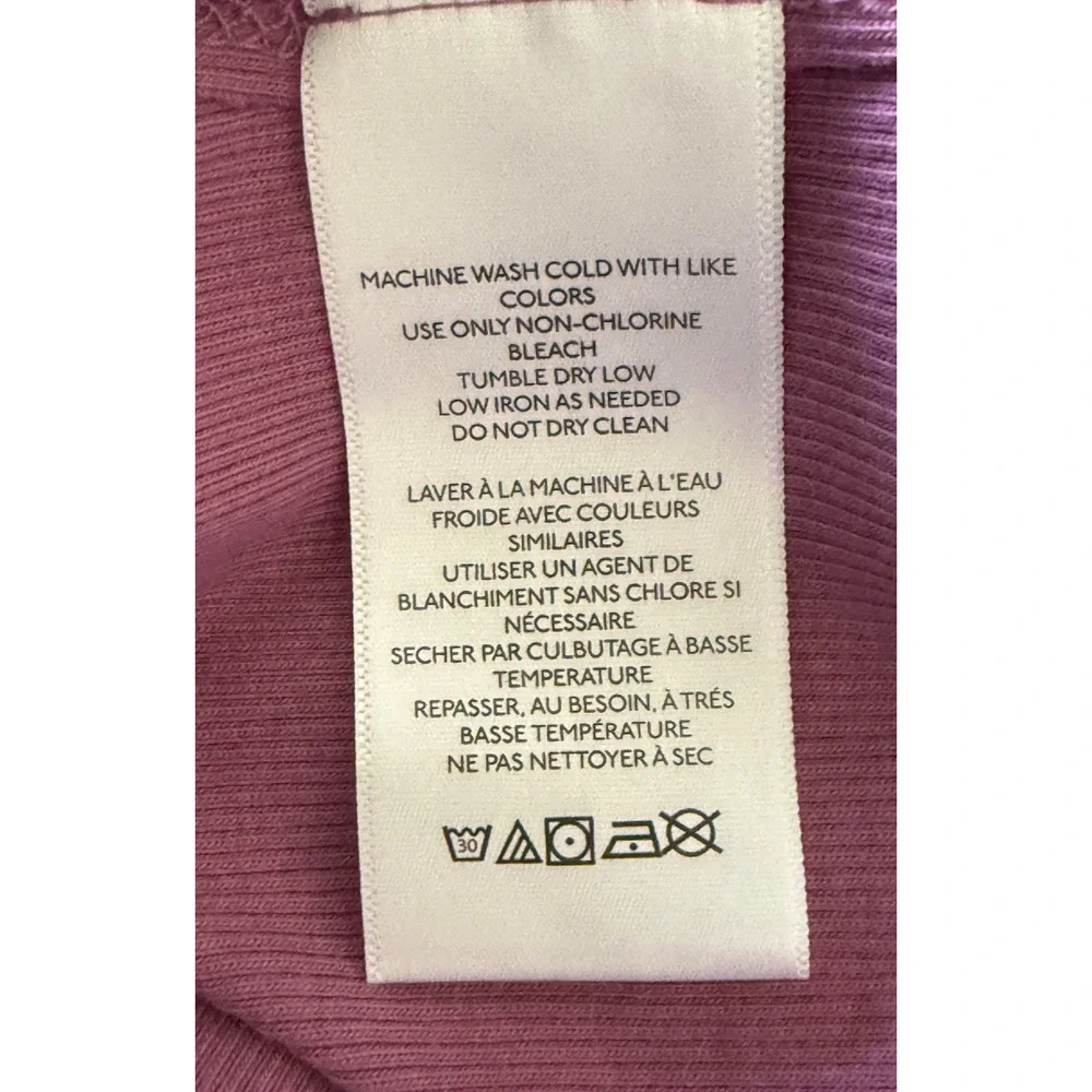 NEW FREE PEOPLE WE THE FREE PURPLE KATE RIBBED TANK TOP SHIRT SZ S